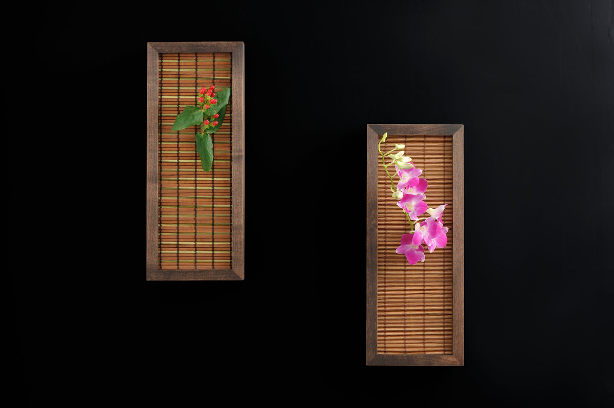 凛シリーズ】すだれ壁掛け花器 －TAR101－